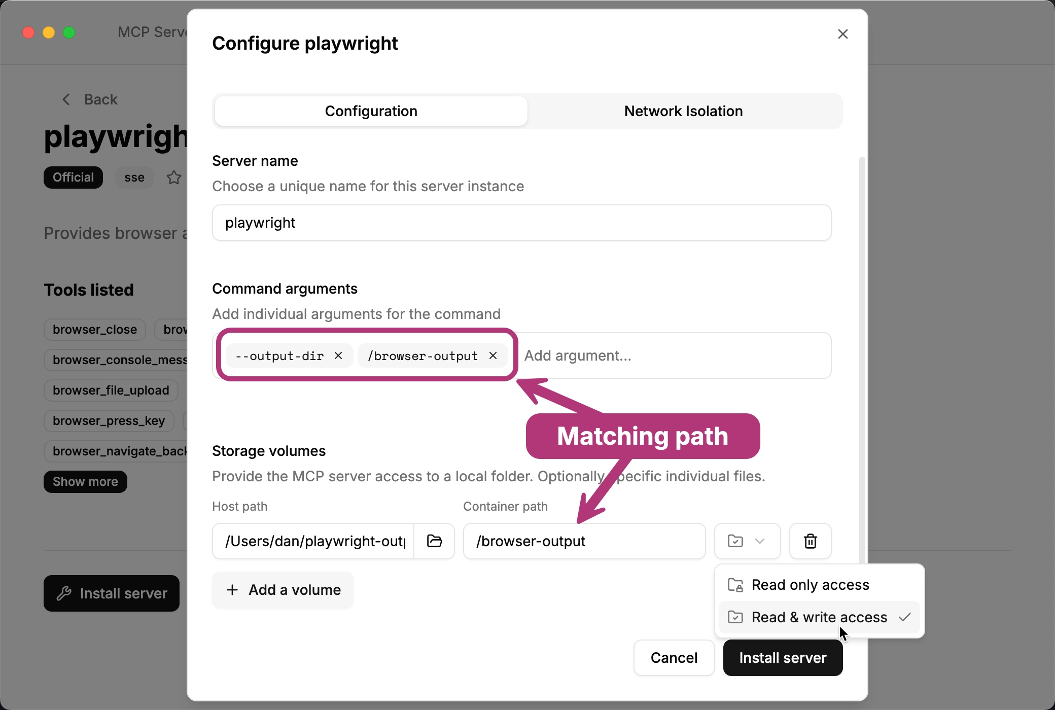 Playwright MCP server UI Playwright MCP server UI